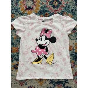 Disney‎ World Pink Tie-Dye Minnie Mouse T-shirt Youth Medium 7/8